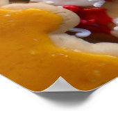 クリスマスクッキーIカラフルホリデーベーキング ポスター (角)