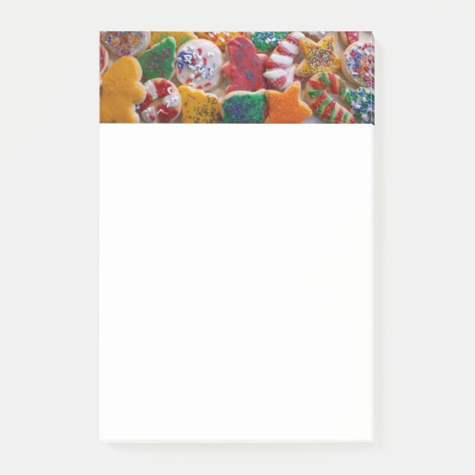 クリスマスクッキーIカラフルホリデーベーキング ポストイット (正面)