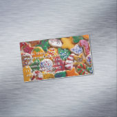 クリスマスクッキーIカラフルホリデーベーキング マグネット名刺 (インサイチュ)