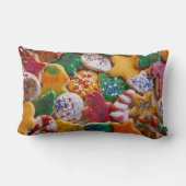 クリスマスクッキーIカラフルホリデーベーキング ランバークッション (裏面)