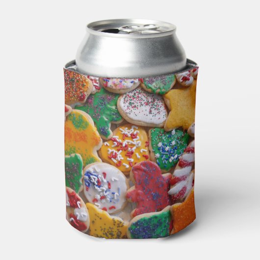 クリスマスクッキーIカラフルホリデーベーキング 缶クーラー (缶正面)