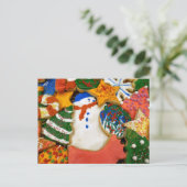 クリスマスクッキーIIIホカラフルリデイベーキング ポストカード (スタンド正面)