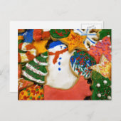 クリスマスクッキーIIIホカラフルリデイベーキング ポストカード (正面/裏面)