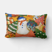 クリスマスクッキーIIIホカラフルリデイベーキング ランバークッション (裏面)