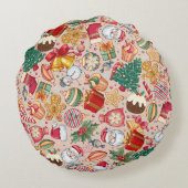 クリスマスクッション ラウンドクッション (裏面)