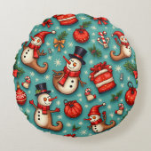 クリスマスクッション ラウンドクッション (正面)