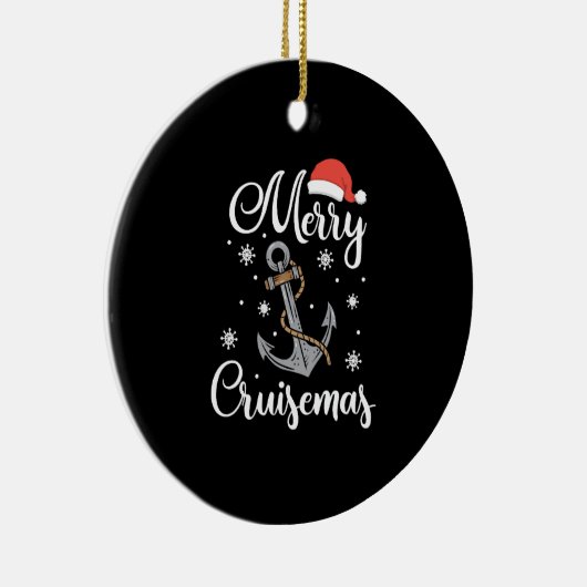 クリスマスクメリールーゼマスホリデークルージングギフト セラミックオーナメント (右)