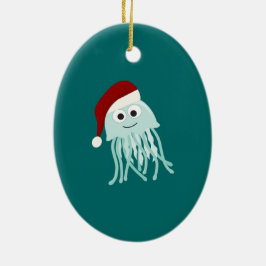 クリスマスクラゲ セラミックオーナメント