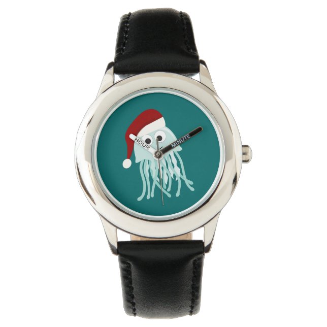 クリスマスクラゲ 腕時計 (正面)