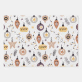 クリスマスクラシカル ラッピングペーパーシート (正面)