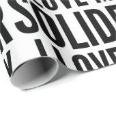 クリスマスクラシックいけなは私のソリダーが大好きです ラッピングペーパー (ロールコーナー)