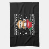 クリスマスクラシックスロースTシャツ キッチンタオル (縦)