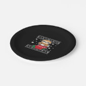 クリスマスクラシックスロースTシャツ ペーパープレート (アングル)