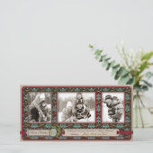 クリスマスクラシックフォトカードトリオ シーズンカード (スタンド正面)