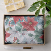 クリスマスクラシックポインセチア 薄葉紙 (ギフト)