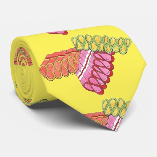 クリスマスクラシックリボンキャンディノベルティホリデータイ ネクタイ (ロール)