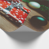 クリスマスクラシック飾り ラッピングペーパー (角)