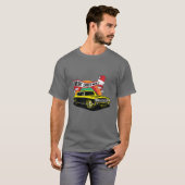 クリスマスクラスの車 Tシャツ (正面フル)