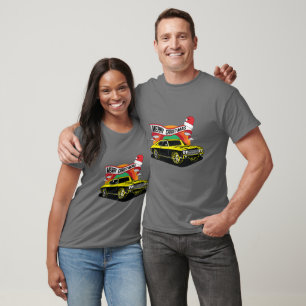 クリスマスクラスの車 Tシャツ