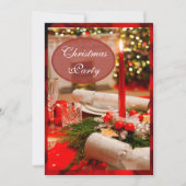 クリスマスクラッカー&キャンドル 招待状 (正面)