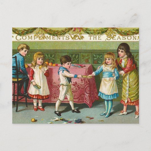 クリスマスクラッカー シーズンポストカード (正面)