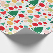 クリスマスクラフト ラッピングペーパー (角)