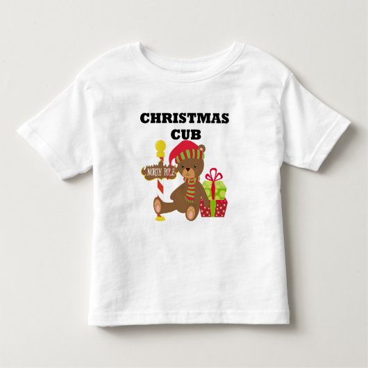 クリスマスクラブベビー トドラーTシャツ (正面)