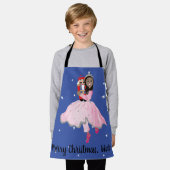 クリスマスクララナツクラッカー エプロン (着用した状態)