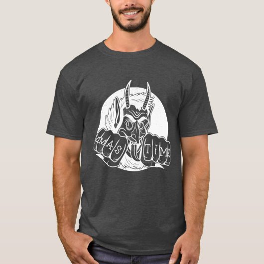 クリスマスクランパスガール Tシャツ (正面)