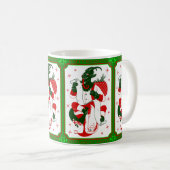 クリスマスクランパスサンタ コーヒーマグカップ (正面右)
