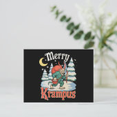 クリスマスクランプス民俗学クリスマスホラー シーズンポストカード (スタンド正面)