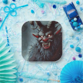 クリスマスクランプス2 ペーパープレート (パーティー)