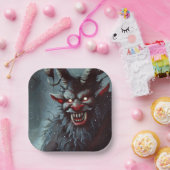 クリスマスクランプス2 ペーパープレート (パーティー)