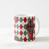 クリスマスクランプス コーヒーマグカップ (正面右)