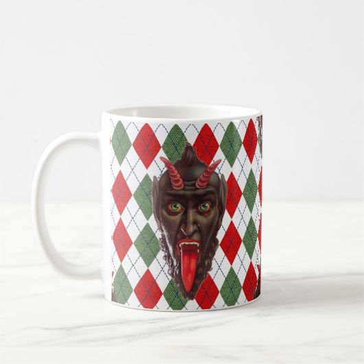 クリスマスクランプス コーヒーマグカップ (左)