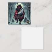 クリスマスクランプス ノートカード (正面/裏面)