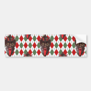 クリスマスクランプス バンパーステッカー