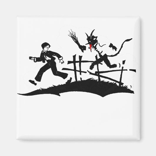 クリスマスクランプス マグネット (正面)