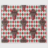 クリスマスクランプス ラッピングペーパー (フラット)