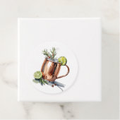 クリスマスクランベリーモスクワムルカクテルギフトラベル フェイバータグ (インサイチュ)