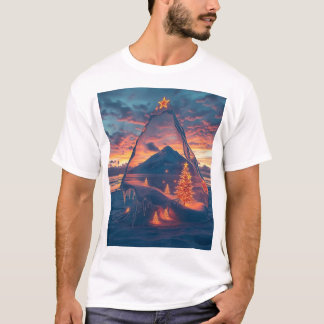 クリスマスクリスタルツリー Tシャツ