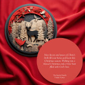 クリスマスクリスパーソナライズカー素朴ド