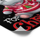 クリスマスクリスマスのカバが欲しい ポスター (角)