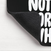 クリスマスクリスマスのギフトはおもしろいない マウスパッド (コーナー)