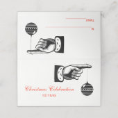 クリスマスクリスマスオーナメント#3エスコートカード座席表 プレイスカード (外部開封)