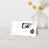 クリスマスクリスマスオーナメント#3エスコートカード座席表 プレイスカード (裏面)