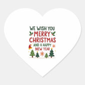 クリスマスクリスマスクリスマスクリスマス ハートシール (正面)