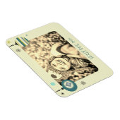 クリスマスクリスマスパーソナライズされたのカスタム写真 マグネット (右側)