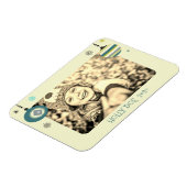 クリスマスクリスマスパーソナライズされたのカスタム写真 マグネット (左側)