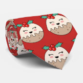 クリスマスクリスマスプディングタイ ネクタイ (ロール)